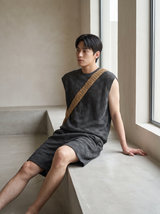 İkili Takım — Zeytin Yeşili Dama Desenli