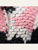 Gömlek — Pembe Siyah Beyaz Patchwork