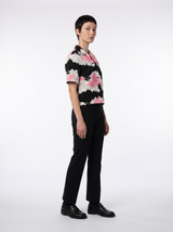Gömlek — Pembe Siyah Beyaz Patchwork