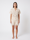 Crochet Set — Cream Floral Square, front