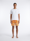 Crochet Shorts — Orange Square, front