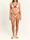 Tığ İşi Bikini — Krem Bordo | ana görsel